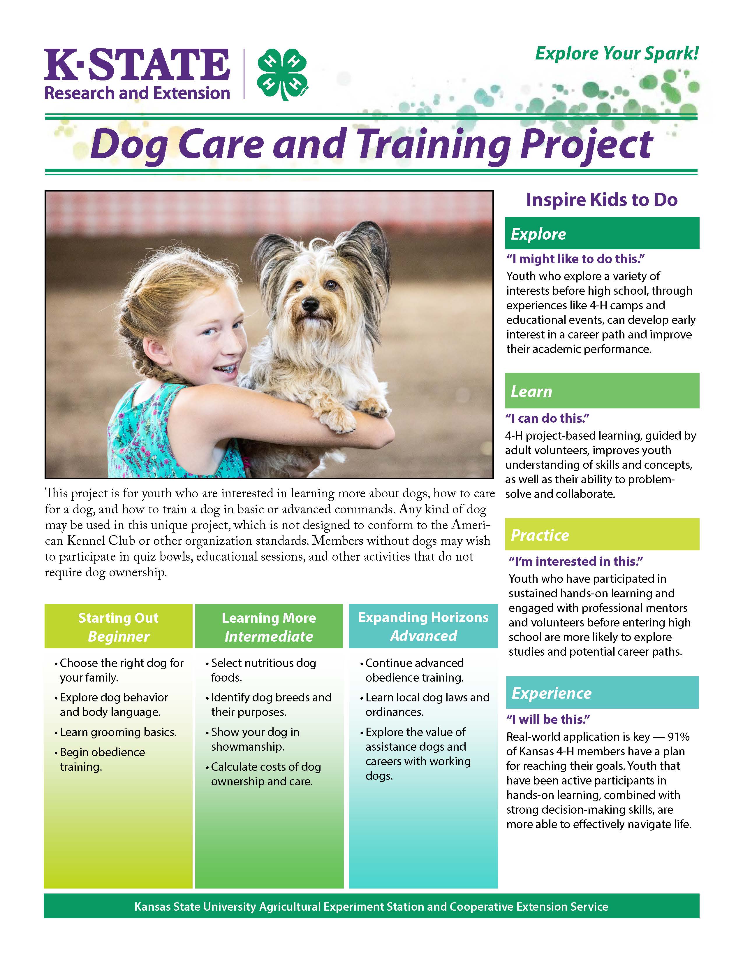 Dog Spark Page - Thumbnail. Click to view Bookstore PDF version.